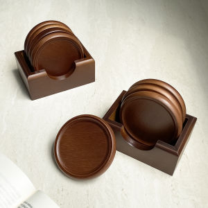4 ชิ้น/1 ชุดไม้ไผ่ Coaster Creative ฉนวนชาชา Coaster ผู้ถือถ้วยแก้วไม้กาแฟ Coaster บ้านเตาอบ Mittsing ตกแต่งตารางเหมาะสําหรับวันหยุด งานปาร์ตี้ งานแต่งงานและอาหารค่ําของขวัญ