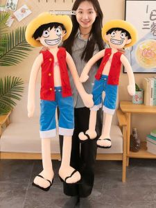 Đồ Chơi Búp Bê Nhồi Bông Lớn Hình Thuyền Trưởng Luffy Anime One Piece Mũ Nỉ Quà Tặng Sáng Tạo Cho Trẻ Em Từ 4-12 Tuổi