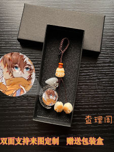 Double-Sided Photo Keychain Mobile Phone Pendant Game Periphery Creative Birthday Graduation Gift Black Myth Monkey King