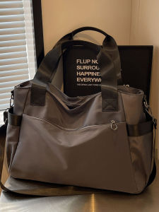 Oxford Cloth Casual Large Tote Bag Womens 2025 New Retro Single Shoulder Travel Slung Bag High Capacity Versatile Crossbody Bag