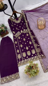 [PRE-ORDER] Ready Made Heavy Faux Georgette Suit (10-15days delivery)