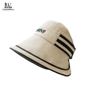 LouisWill Women Sun Cap Womens Beach Hat Sun-proof Hat Casual Sun Hats Portable Beach Cap Large Brim Cap Sun Protection Cap UV Protection Hats for Summer Outdoor Travel