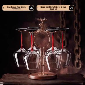 BOANG | Luxurious Creative Large Burgundy Wine Glasses & Decanter Set