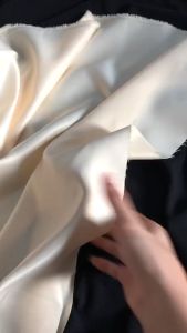 Vải Tafta Kem Trơn Khổ 1m46 - Không Co Giãn Bóng Mịn Có Độ Đơ Bồng - May Đầm Váy Áo Kiểu Đồ Thiết Kế