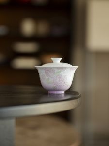 Bộ Trà Gốm Sứ Có Họa Tiết Hoa Hồng Vẽ Tay Cao Cấp Cốc Trà Pha Trà Cốc Trà Bộ Trà Gốm Sứ Dùng Tại Nhà Cốc Trà Mỏng