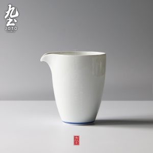 Nine Earth Sweet White Fair Cup Male Cup Eagle Mouth Tea Dispenser Fair Cup Porcelain Japanese Style Uniform Cup Ceramic Whiteware Male Cup Tea Cup Water Cup
