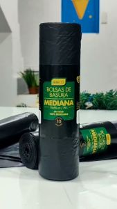 Extra Thick Garbage Bag 70L 70x90cm – Large Disposable Trash Bags Roll 10pcs for Kitchen Hotel & Home