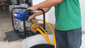 VIGOTECH เครื่องพ่นยาแบบตั้งพื้น 100 บาร์ ขนาด 6 หุน / 1 นิ้ว รุ่น PREMIUM 7 แรง เฟืองเหล็ก 7HP เครื่องยนต์พ่นยา