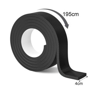 5Rolls Black Self-Adhesive Chair Foot Pads Thick Anti-Slip Noise Reducers Wear-Resistant Furniture Protectors for Table Chair Mute Pads