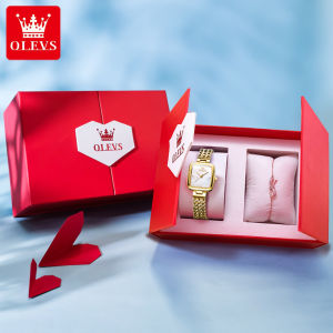 OLEVS Casual watch for women Waterproof New 2023 Original and Genuine Stainless Steel Strap Send Women Exquisite Bracelets