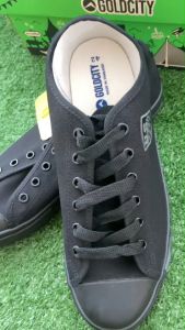 ร้องเท้าผ้าใบ GOLCITY ดำ/ดำ รหัสNo024
