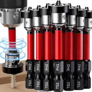 Magnetic Positioning S2 Screwdriver Bits for Drywall Plasterboard Gypsum Board Locating Bit Head Drilling Tools