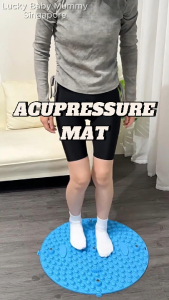 Foot Pressure Plate / Round Foot Massage Board / Jogging Massage Foot Mat / Anti-Slip Foot Reflexology Pad Rainbow Culture