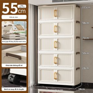 ZHUOLESHI | Tủ Lưu Trữ Đồ Dung Lượng Lớn Cho Quần Áo Trẻ Em