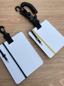 Diving Writing Board Three-layer Wristband Underwater Recording Board Glowing Night Diving Notebook Waterproof Scuba Dive Log Book