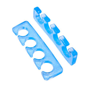 2pcs (1pair)Soft Silicone Finger Toe Separator Flexible Finger Toe Spacer Separation Straighteners Nail Finger Pedicure Tools