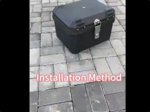 Top Box Motorcycle ABS 45L Waterproof Box Premium Motorcycle Box Accessories Box Motor Motorcycle Kotak 尾箱