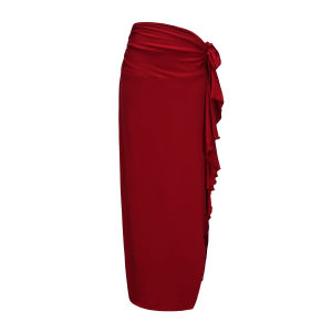 Ji Xiaobai Original Oriental Dance Bottoms Belly Dance Practice Clothes Modal Lace-up Master Skirt Dancer Skirt Slim Looking New