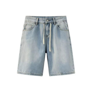 ZHUOCAN | American Retro Ripped Summer Denim Shorts