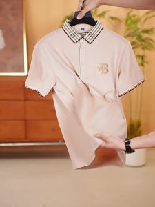Paul mens summer polo shirt loose and casual made of ice silk fabric