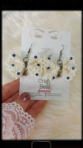 ต่างหูแฮนด์เมด วินเทจ| ต่างหูผ้ายีนส์ ลูกไม้ ต่างหู+กิ๊บ | ต่างหูแฟชั่น|เกรดส่งออก|ซื้อสินค้าในร้านครบ 200฿❗ฟรีของแถม