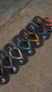 Sandal Jepit Flipper Merah Hitam Pria Wanita Terlaris