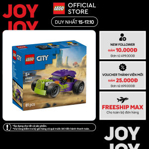 LEGO CITY 60485 Đồ Chơi Lắp Ráp Xe Hot Rod Phong Cách (81 chi tiết)