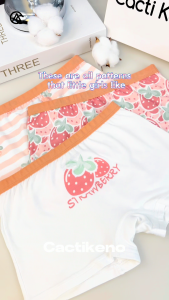 Girls underwear set pure cotton childrens boxing shorts cute character printed childrens underwear four pack