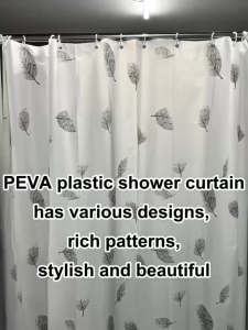 PEVA EVA Polyester fabric Waterproof Shower Curtain Bathroom Curtain Thicken 180x200CM
