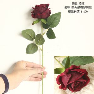 5/10pcs Artificial Flowers Silk Rose Hom Decor Wedding Bridal Bouquet Outdoor Garden Arch Accessory Valentines Day Diy Gift Box