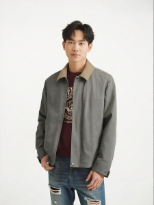 Hotwind | Turn-down Collar Vintage Mens Pilot Jacket