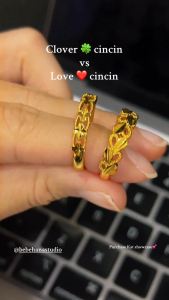 [🔥NEW STORE OFFER] Cincin Gold 999 Adjustable Wanita Design Emas Vietnam Emas Korea Gold Plated Open Adjustable Colorfast Ring/ 999 Gold Ring /Birthday Gift