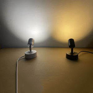 5W Dual-use Small Spotlight LED Ceiling Light Plug-in Simple Installation Small Object Picture Wall Lighting Supplemental Lamp