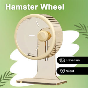 Hamster Eunning Wheel Pet Toy Wheel Small Large Size With Stand Pet Golden Bear Running Wheel