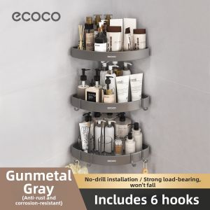 ecoco | Corner Shower Caddy No Drilling Bathroom Organizer
