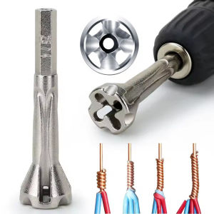 2.5-4/4-6 สแควร์ Universal ลวดบิดเครื่องมือสายไฟ Quick Connector อัตโนมัติ Twist 5 สายตัด Stripper Twister