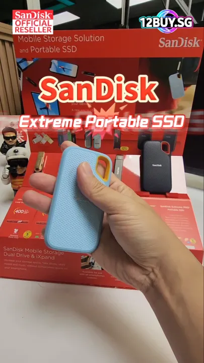 SanDisk Extreme Portable SSD Drive V2 E61 1050MB/s Read & 1000MB/s ...