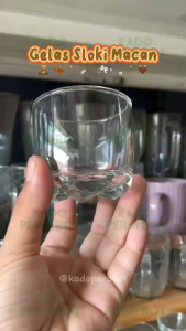 Gelas Sloki Macan-Gelas Mini Sembahyang-Gelas Bir Mini