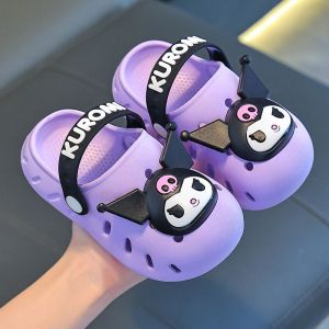 SANDAL ANAK PEREMPUAN FLIP FLOP KARET EVA KUROMI MY MELODY