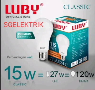 Lampu LED luby 15watt classic