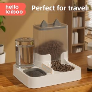 HELLOLEIBOO | Automatic Feeding and Drinking Pet Bowl