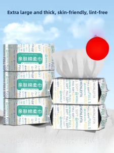 MONLEYTA | Pure Cotton Face Towels Disposable Thickened Soft Towels Facial Cleansing Towels Official Flagship Store Authentic Product