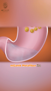 Mganik Metafiber Suplemen Serat Diabetes Alami (450g) (30 serving)