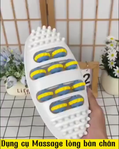 Bàn Lăn Massage Chân 2in1 Xoay 360° – Xoa Bóp Huyệt Đạo Giảm Nhức Mỏi & Thư Giãn Tại Nhà