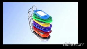 TERMURAH 1 SET 5PCS GANCI KEYCHAIN GANTUNGAN KUNCI LABEL NAMA PLASTIK / GANTUNGAN TAG WARNA WARNI / COD