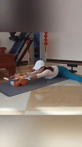 EPSHOME abdominal wheel roller Beginner Abdominal health wheel Support Rebound Abdominal Wheel fitness equipment With hassock abs workout equipment abs exercise equipment