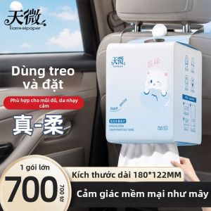 Tianwei Paper | Khăn Giấy Mặt Mềm Dung Lượng Lớn Đầy Đặn 700 Miếng