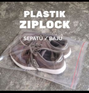 Isi 50 Plastik Klip Sepatu 30x40 Besar serbaguna untuk Jaket Baju Seprei Selimut Gamis Puzzle dan Mainan anak