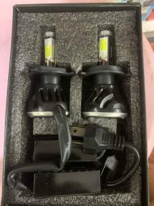 Led headlight at C6 H4 white.