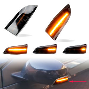 2pcs Dynamic LED Turn Signal Light Side Mirror Indicator Flasher For Renault Grand Scenic Laguna III X91 Fluence Megane 3 MK3